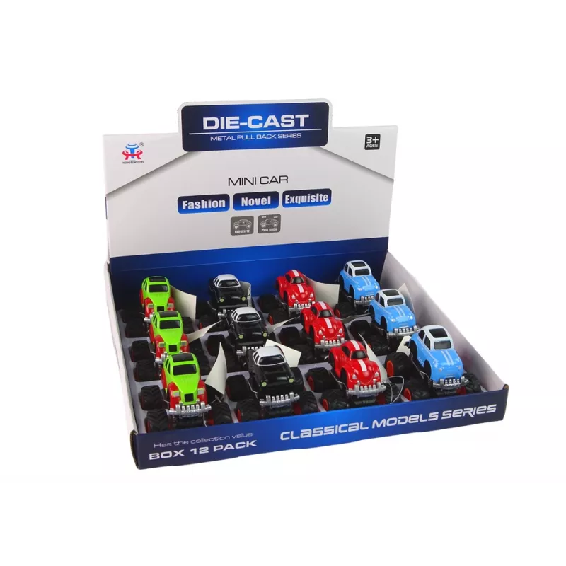 LEAN TOYS Kovové auto Veľké kolesá Rôzne dizajny HXHG08