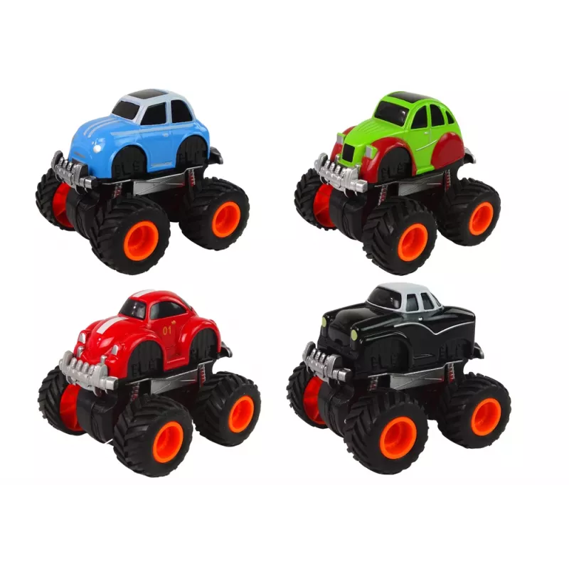 LEAN TOYS Kovové auto Veľké kolesá Rôzne dizajny HXHG08