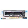 LEAN TOYS Kovový mestský autobus so zvukom a svetlom 1:42