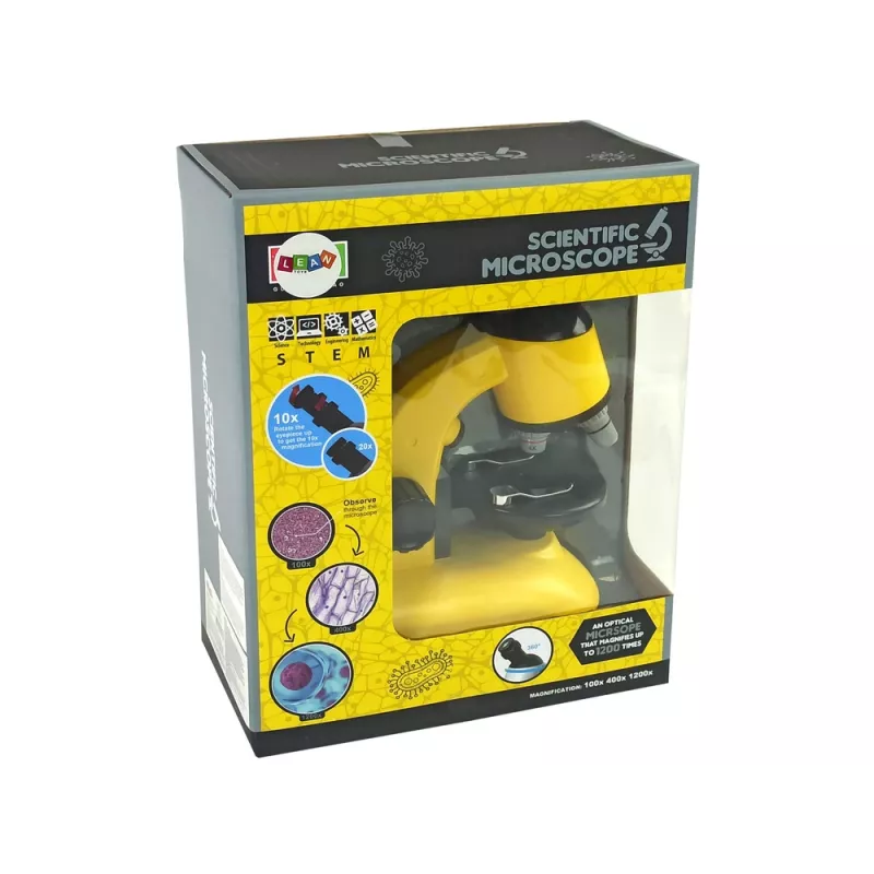 LEAN TOYS mikroskop pre malých vedcov vzdelávacia sada