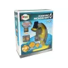 LEAN TOYS mikroskop pre vedca vzdelávacia sada žltý 100x 400x 1200x