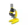 LEAN TOYS mikroskop pre vedca vzdelávacia sada žltý 100x 400x 1200x