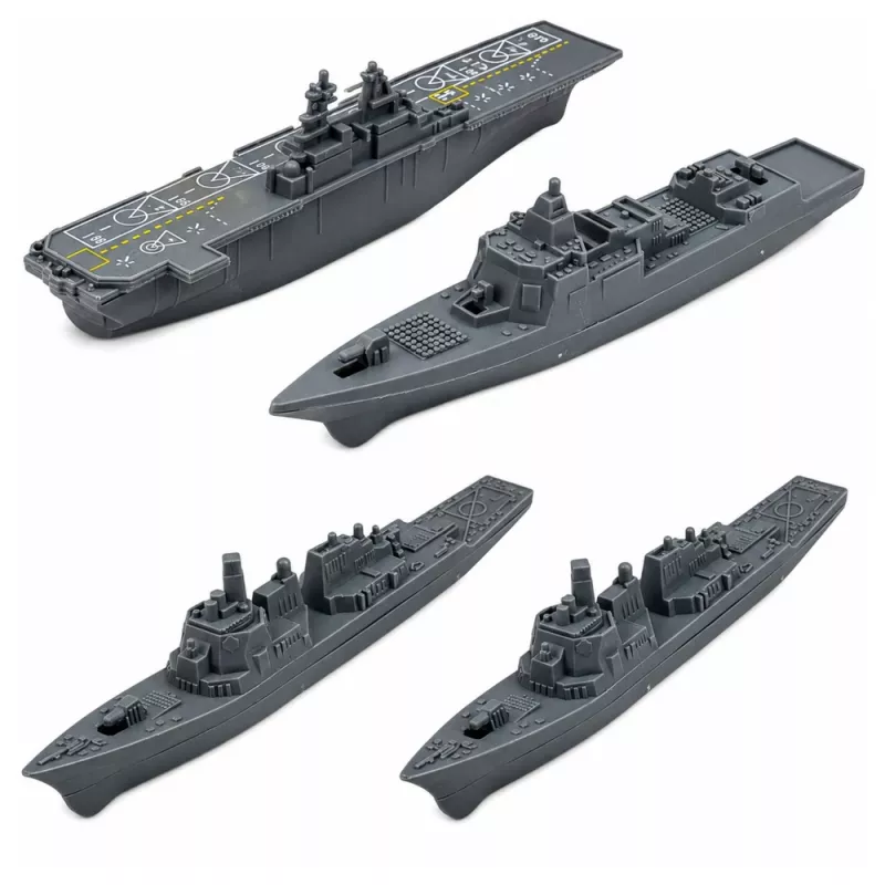 LEAN TOYS vojenská sada vojaci vozidlá lode stíhačky základňa 54 ks