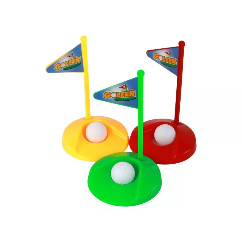 LEAN TOYS Mini golfová sada pre deti, palice, 12 dielov