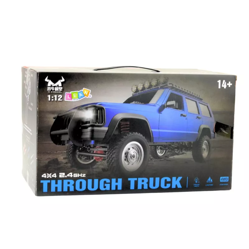 LEAN TOYS MN78 diaľkovo ovládané RC off-road vozidlo 4x4 strieborné 1:12