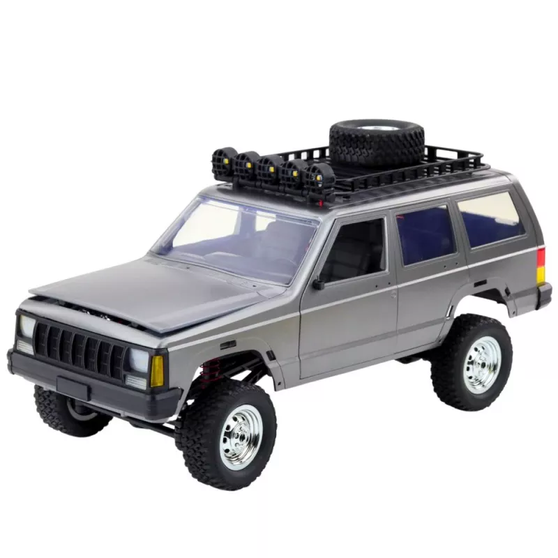 LEAN TOYS MN78 diaľkovo ovládané RC off-road vozidlo 4x4 strieborné 1:12