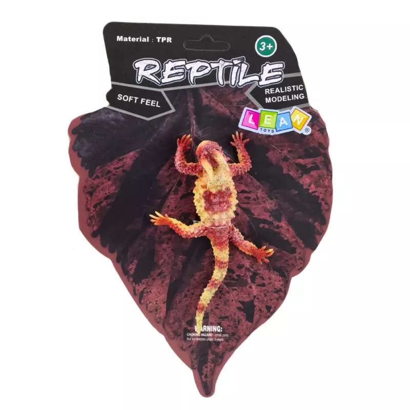 LEAN TOYS Moloch the Terrible gumená figúrka naťahovacia realistický plaz 14 cm
