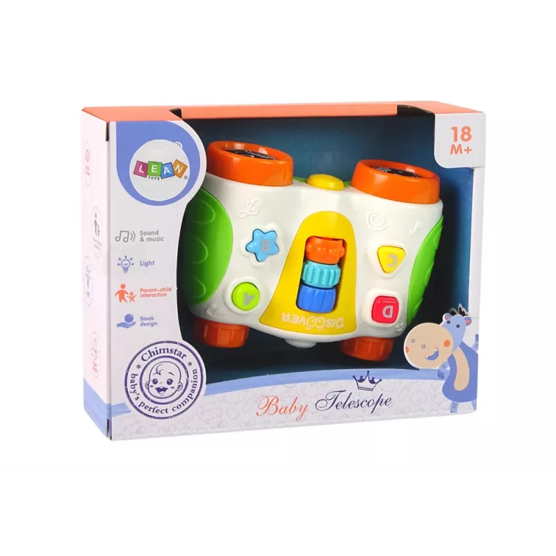LEAN TOYS Multifunkčný interaktívny ďalekohľad pre bábätká detský teleskop
