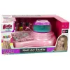 LEAN TOYS Sada na nechty s nail glitter, sušičom a samolepkami