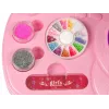 LEAN TOYS Sada na nechty s nail glitter, sušičom a samolepkami