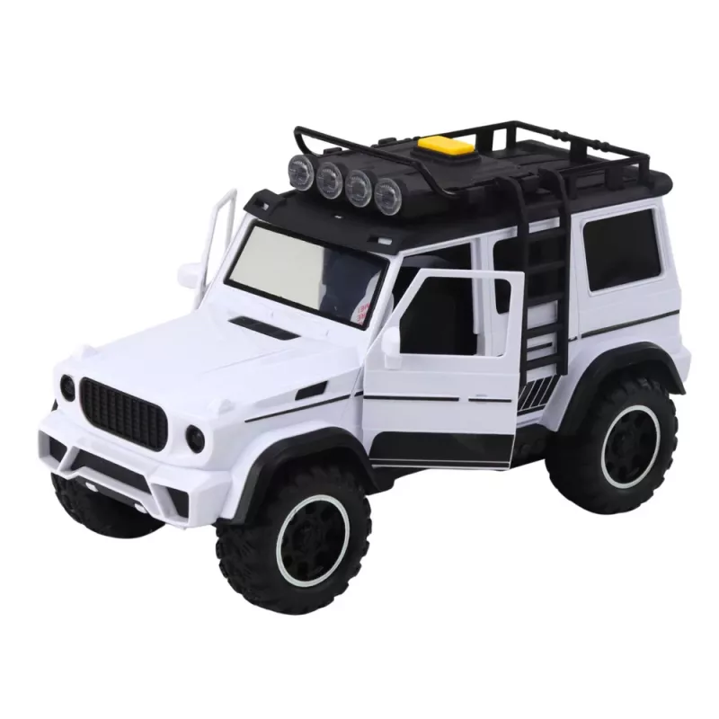 LEAN TOYS offroad vozidlo s konským prívesom, figúrka, svetlá a zvuky