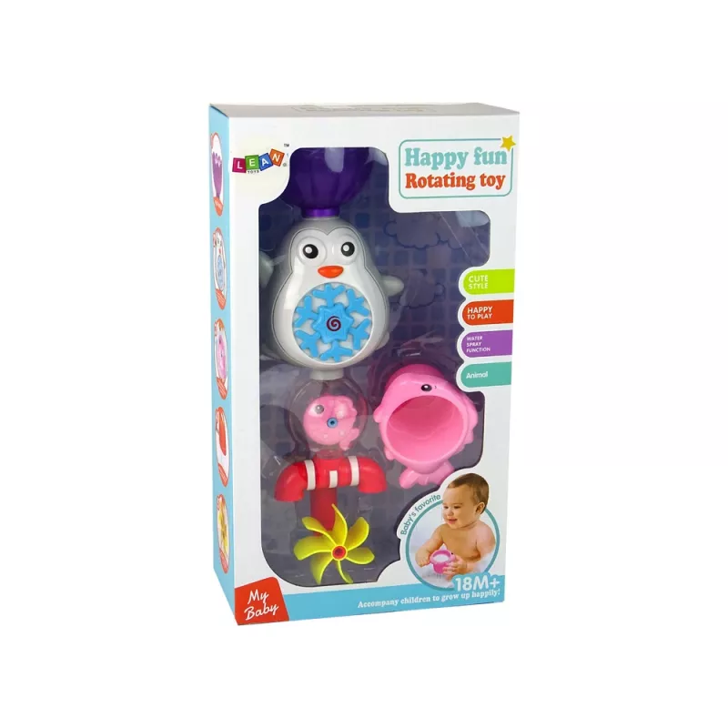 LEAN TOYS Kúpacia hračka tučniak pre deti
