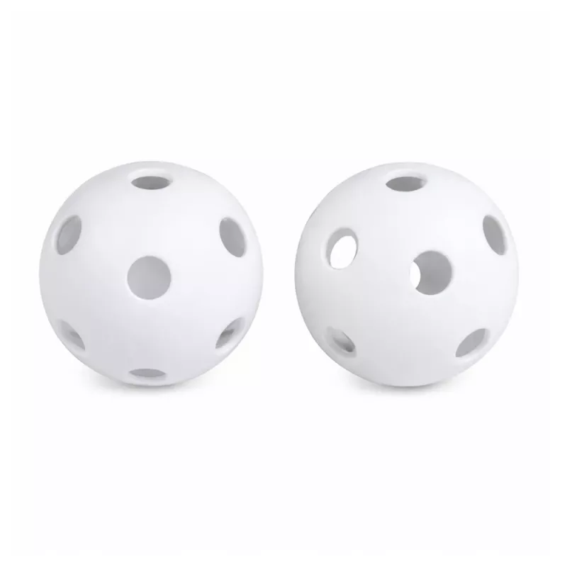 LEAN TOYS Pickleball tenis badmintonová sada rakiet s 2 loptičkami čierna a sivá