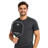 LEAN TOYS Pickleball tenis badmintonová sada rakiet s 2 loptičkami čierna a sivá