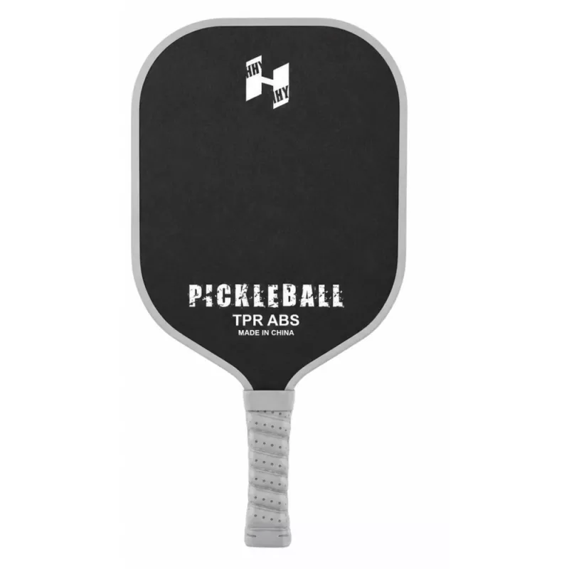 LEAN TOYS Pickleball tenis badmintonová sada rakiet s 2 loptičkami čierna a sivá