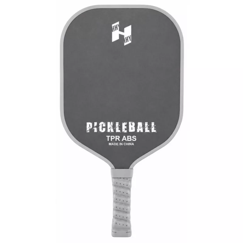 LEAN TOYS Pickleball tenis badmintonová sada rakiet s 2 loptičkami čierna a sivá
