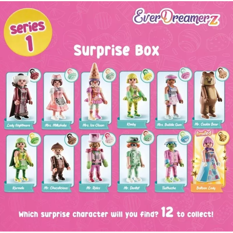 LEAN TOYS Playmobil EverDreamerz 70389 krabica prekvapení séria 1