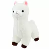 LEAN TOYS plyšová alpaka mäkká biela srsť 28 cm