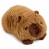 LEAN TOYS plyšová kapybara zvierací maskot mäkká hračka hnedá 16 cm