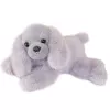 LEAN TOYS plyšový kokeršpaniel pes so zaťaženými labkami, sivý, 30 cm