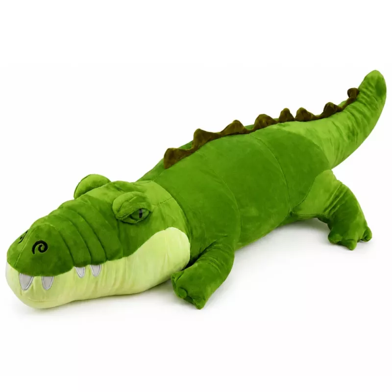 LEAN TOYS plyšový krokodíl maskot plyšák realistický zelený 70cm