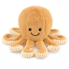 LEAN TOYS plyšová chobotnica s elastickými chápadlami, béžová 50 cm – mäkká plyšová hračka