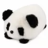 LEAN TOYS plyšová panda mäkká hračka čierna a biela 16 cm