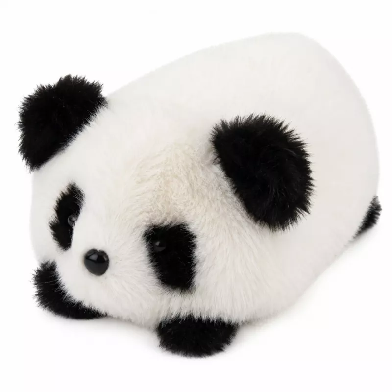 LEAN TOYS plyšová panda mäkká hračka čierna a biela 16 cm