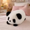 LEAN TOYS plyšová panda mäkká hračka čierna a biela 16 cm