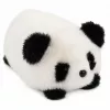 LEAN TOYS plyšová panda mäkká hračka čierna a biela 16 cm