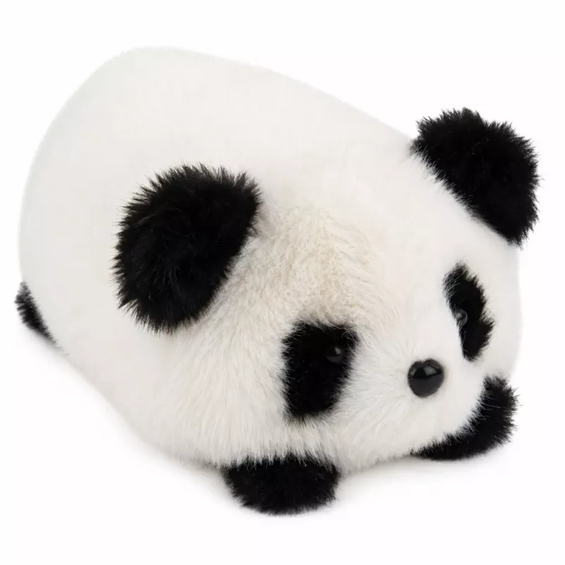 LEAN TOYS plyšová panda mäkká hračka čierna a biela 16 cm
