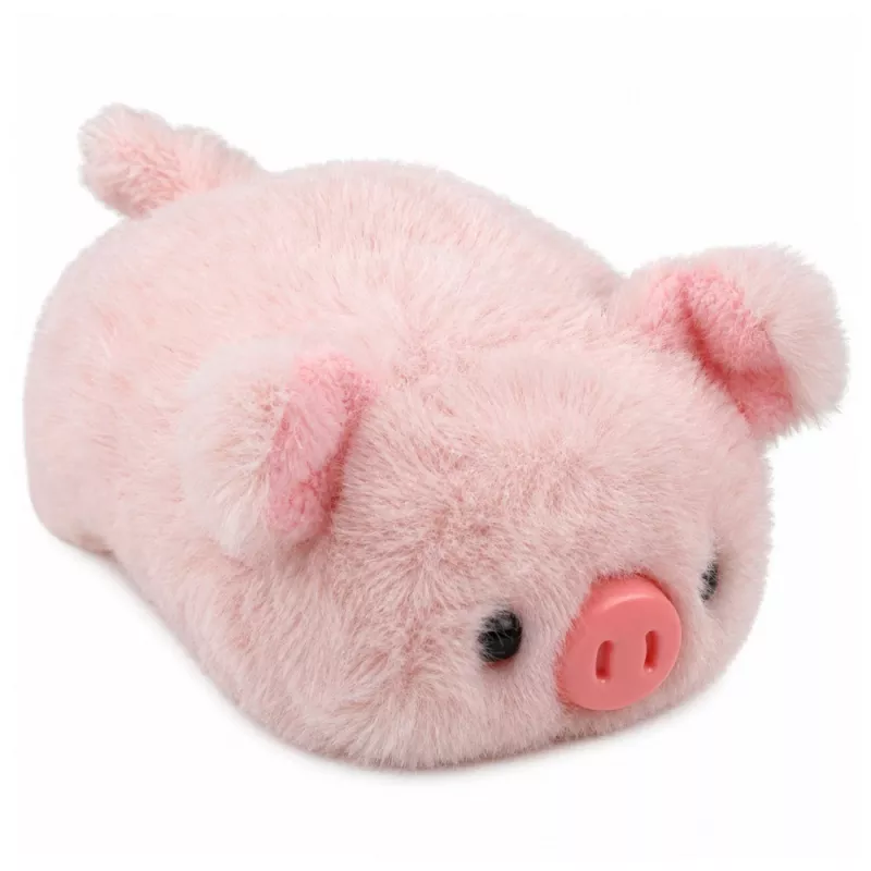 LEAN TOYS plyšové prasiatko maskot mäkká hračka ružová 16 cm