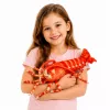 LEAN TOYS plyšová hračka maznáčik veľká kreveta morský živočích 55 cm