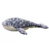 LEAN TOYS Plyšová veľryba maskot sivá 90 cm