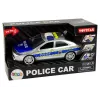 LEAN TOYS Polícia auto 1:14 nárazový pohon zvuky svetlo strieborná