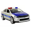 LEAN TOYS Polícia auto 1:14 nárazový pohon zvuky svetlo strieborná