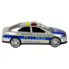 LEAN TOYS Polícia auto 1:14 nárazový pohon zvuky svetlo strieborná