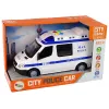 LEAN TOYS Policajné auto s pohonom trením, zvukom a svetlom