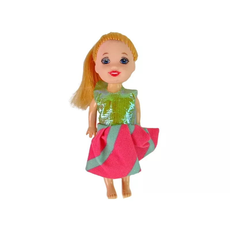 LEAN TOYS Tehotná bábika s dlhými vlasmi a príslušenstvom