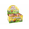 LEAN TOYS PU futbal s jojo gumou na skákanie, 6 cm, oranžový