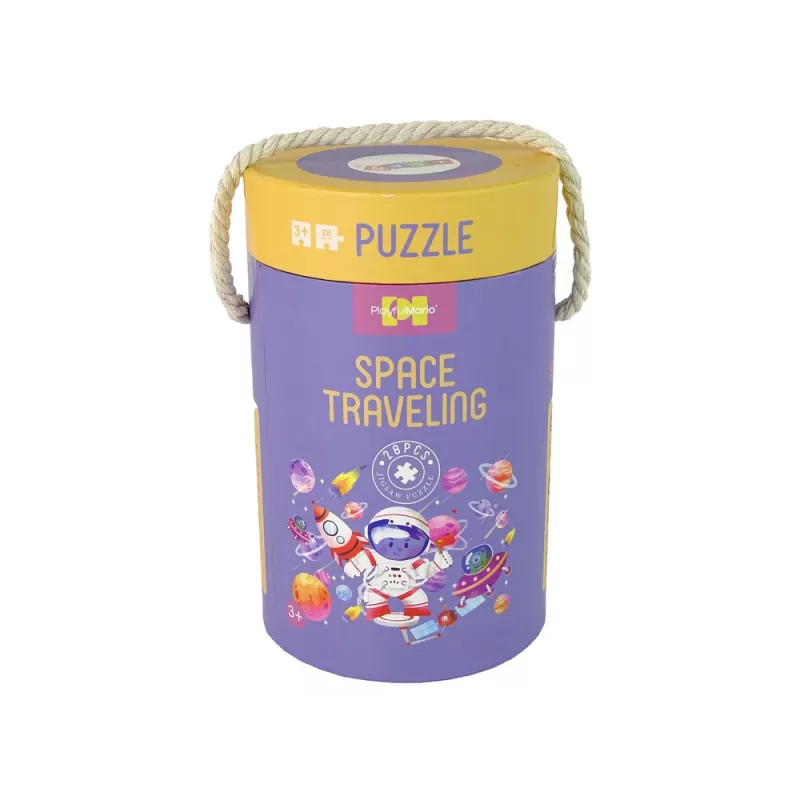 LEAN TOYS Puzzle v tube Cosmos 28 dielov