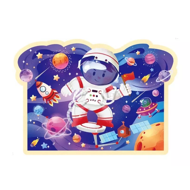 LEAN TOYS Puzzle v tube Cosmos 28 dielov