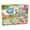 LEAN TOYS Puzzle škola pre zvieratá 100 dielov