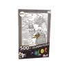 LEAN TOYS Puzzle na vyfarbenie 500 dielov ryby oceán