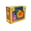LEAN TOYS Pyramídové poháre pre bábätká hviezdičky