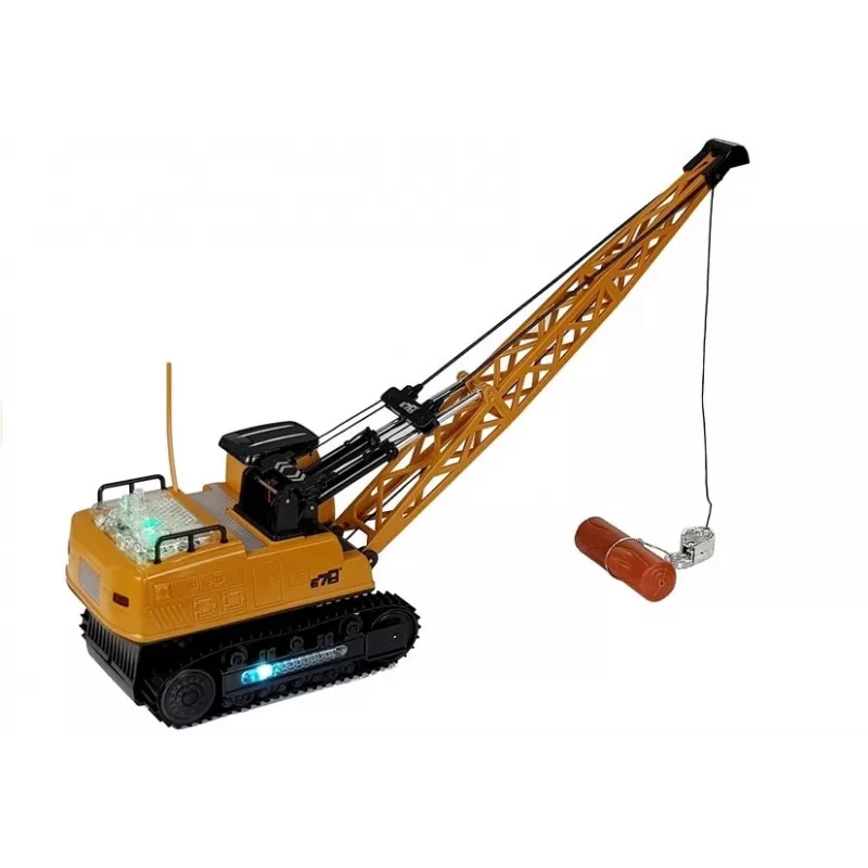 LEAN TOYS R/C žeriav s pohyblivým ramenom a svetlami