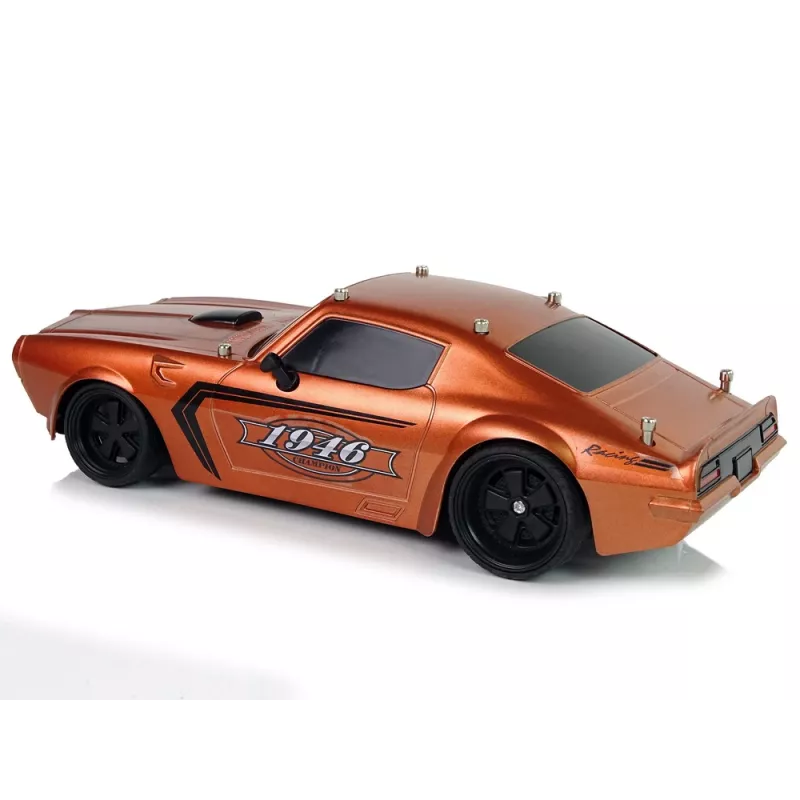 LEAN TOYS Autíčko na diaľkové ovládanie športové 1:18 hnedé Champion pilot