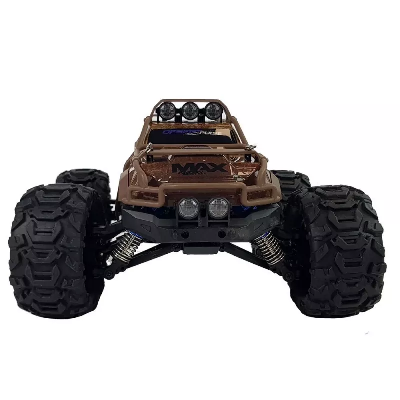 LEAN TOYS Rallye auto diaľkovo ovládané hnedé 2.4G 1:18 35 km/h regulácia rýchlosti
