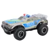 LEAN TOYS RC off-road policajné auto 1:8 strieborné
