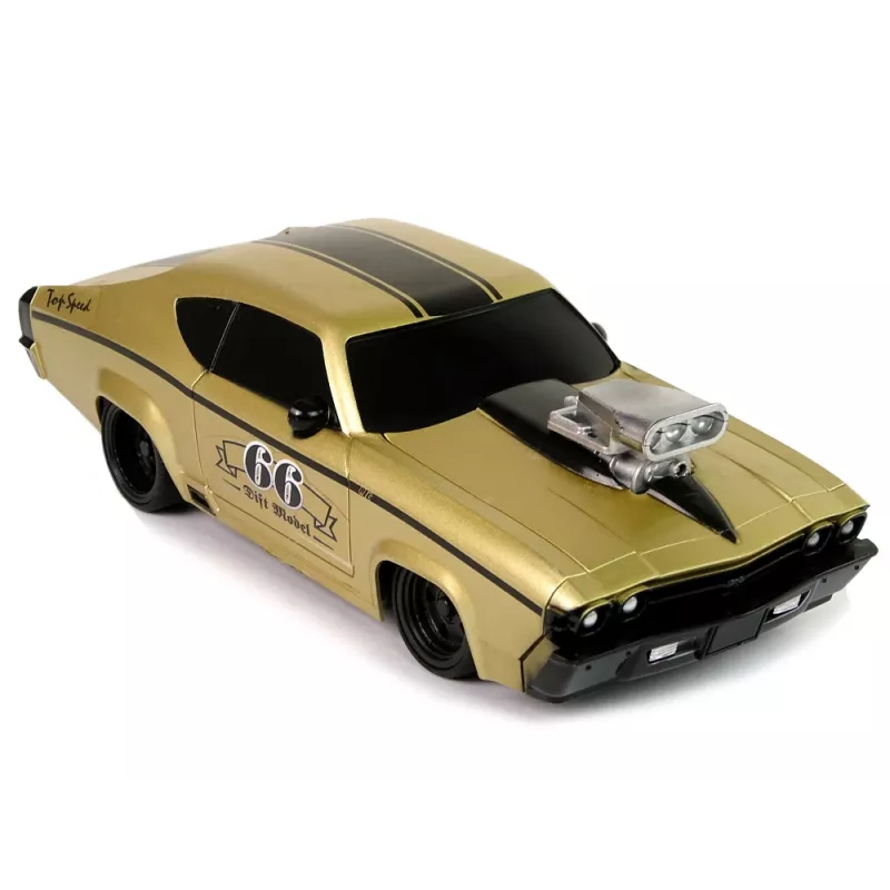 LEAN TOYS Autíčko na diaľkové ovládanie športové Classic 1:20 zlaté pilot